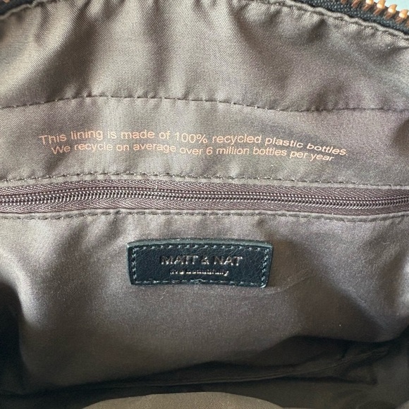 Matt & Nat Taha Satchel Bag Black Rose Gold - Picture 7 of 11